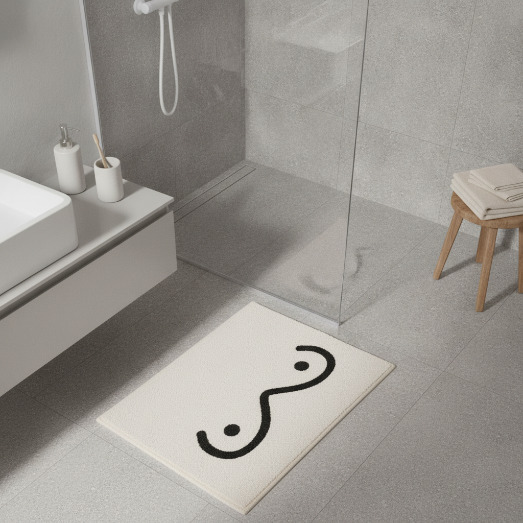 Abstract Art Bath Mat - view 40