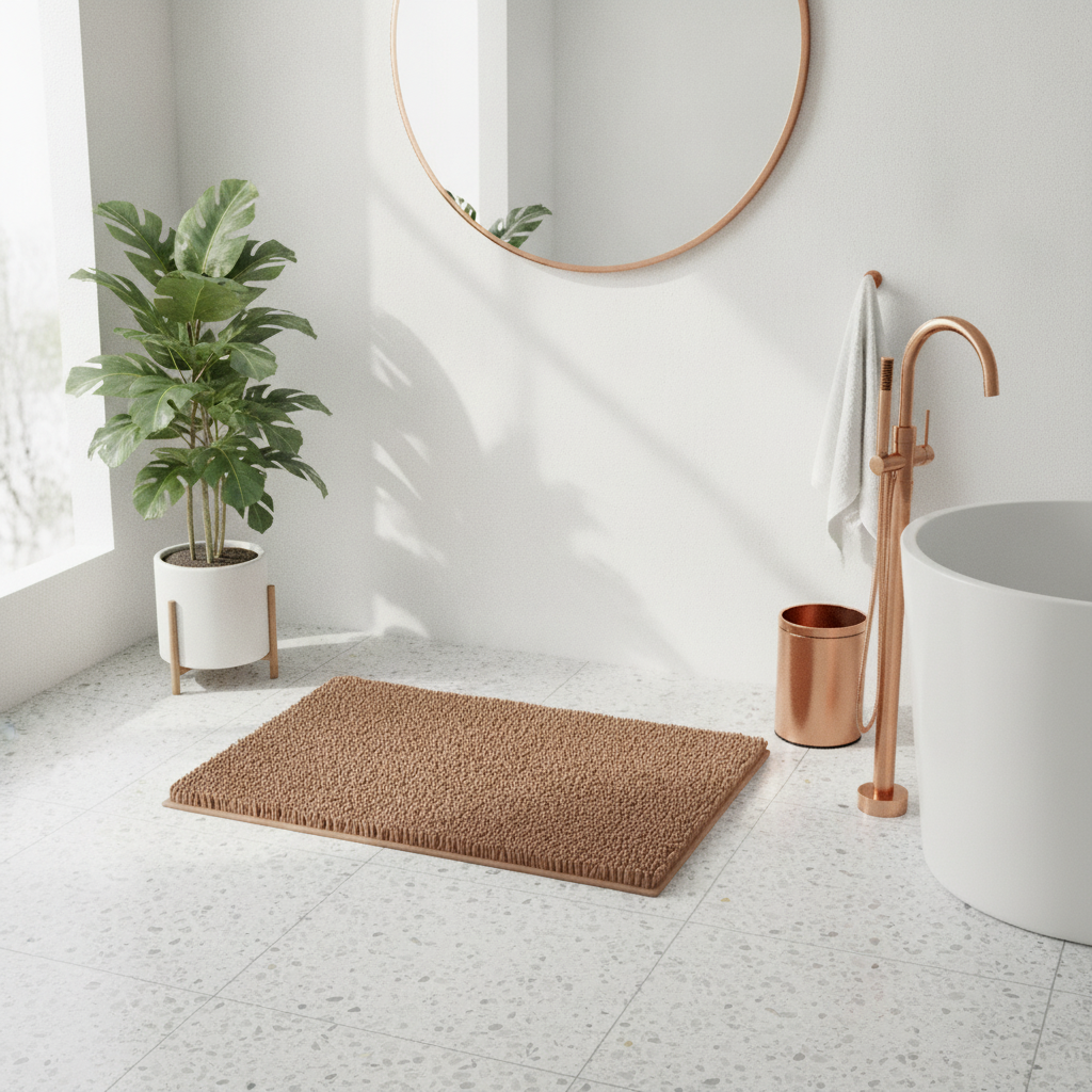 Caterpillar Bathroom Rug