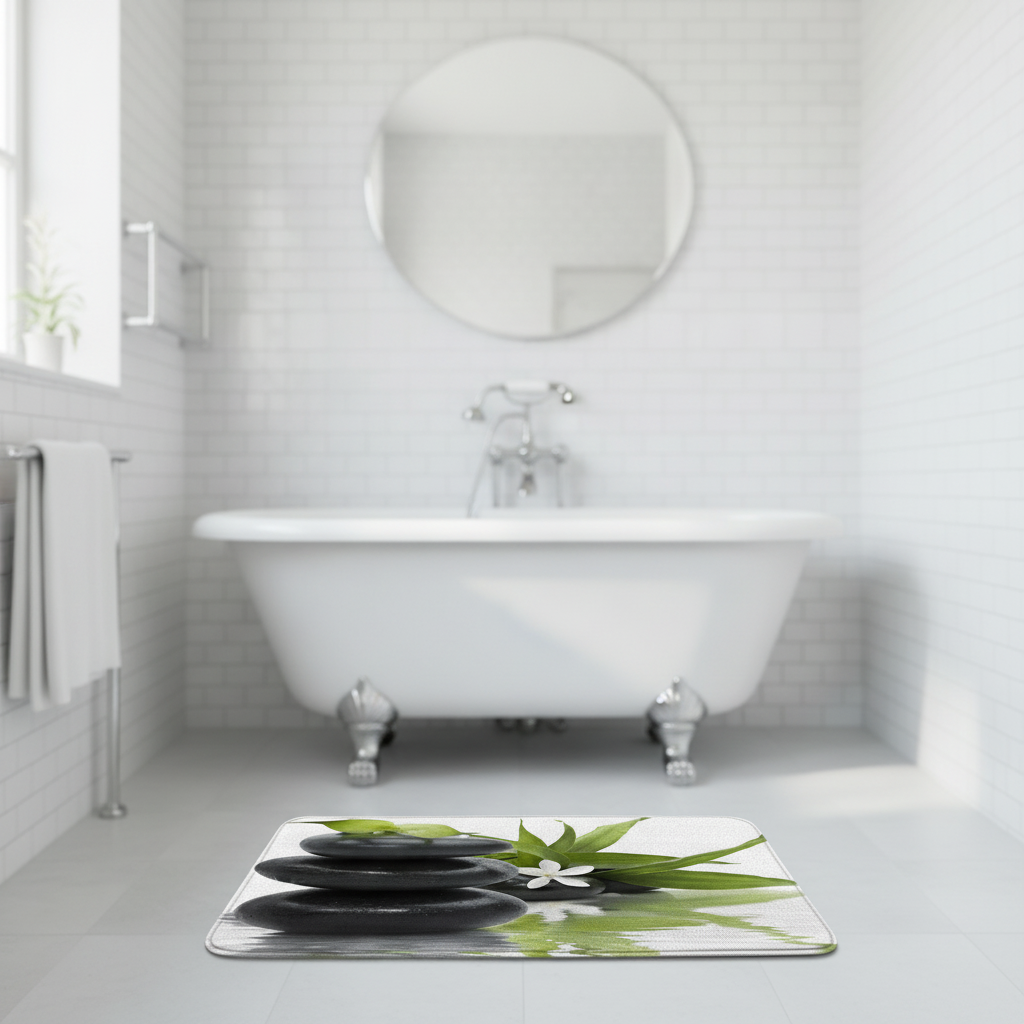 Zen Bathroom Rug - color variations