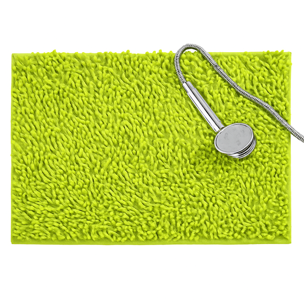 Caterpillar Green Bath Mat