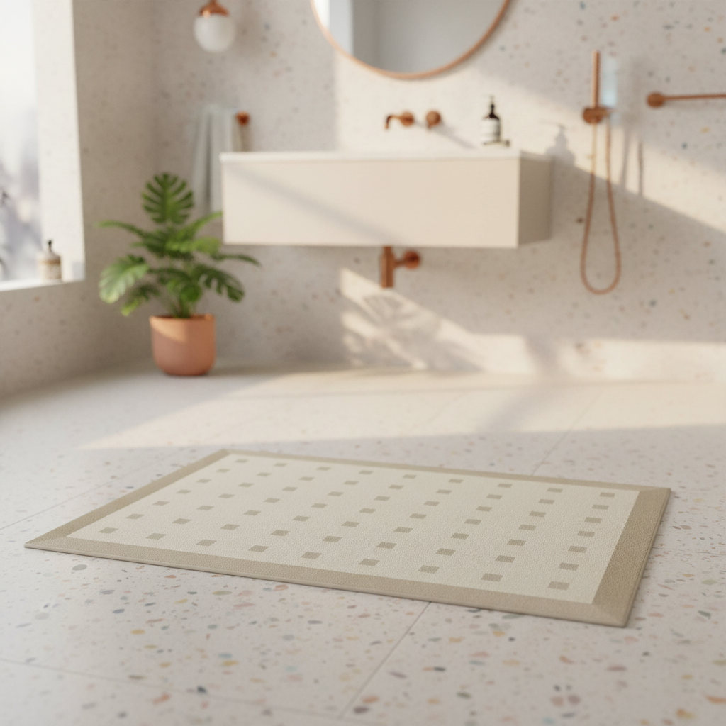 Diatomite Classic Design Bath Mat