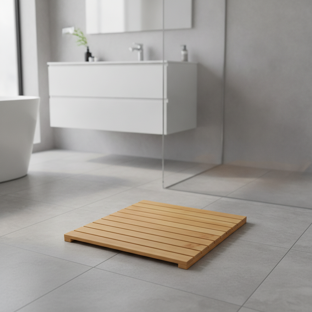 Bamboo Bath Mat Grating