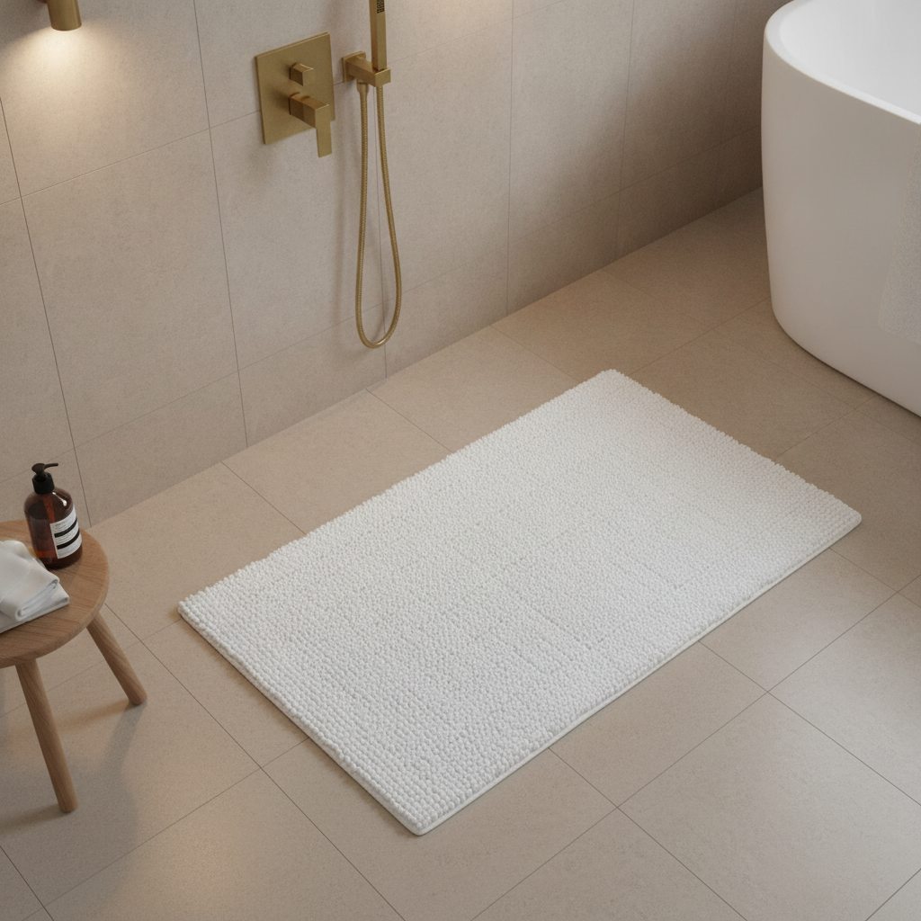 Soft Bathroom Rug - close-up texture