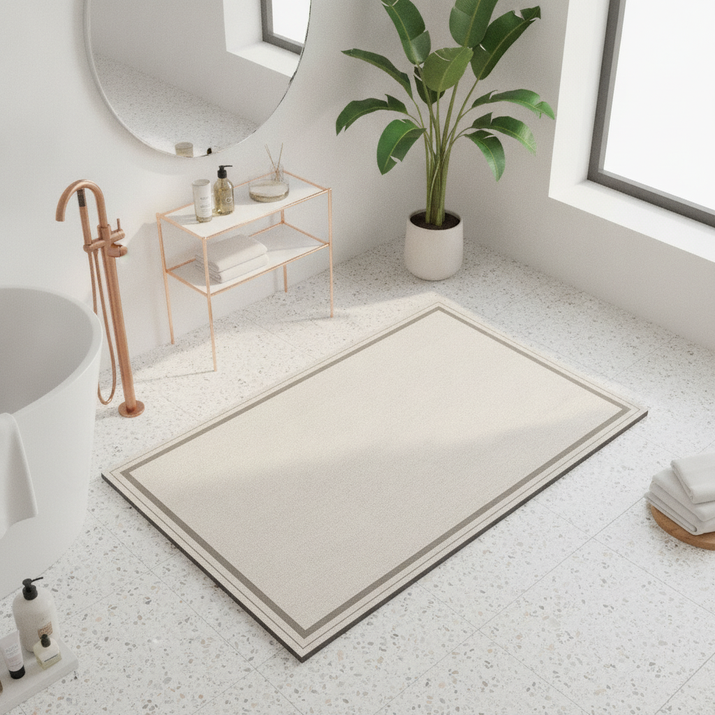 Diatomite Large Size Bath Mat