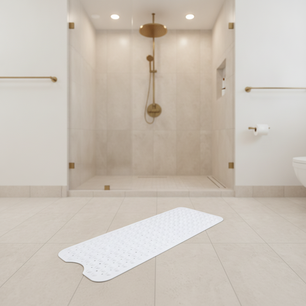 Bathrug White Bath Mat