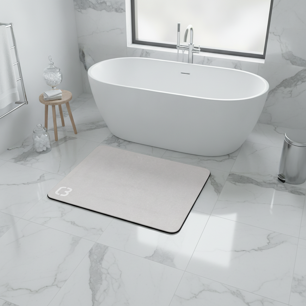 Diatomite 90 Cm Bath Mat