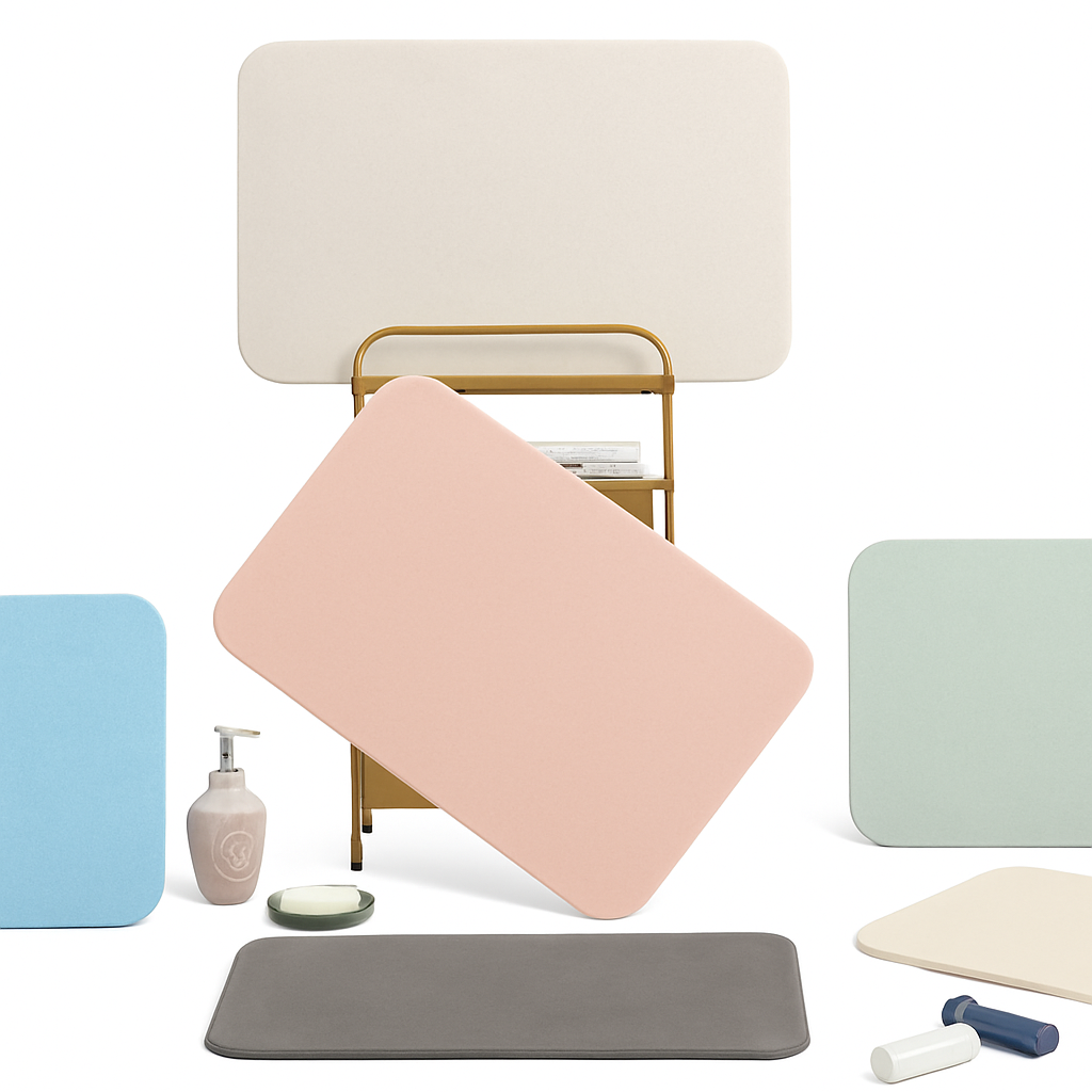 Absorbent Diatomite Bath Mat
