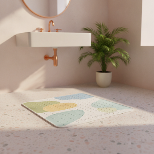 Baby Anti Mold Bath Mat - bathroom setting