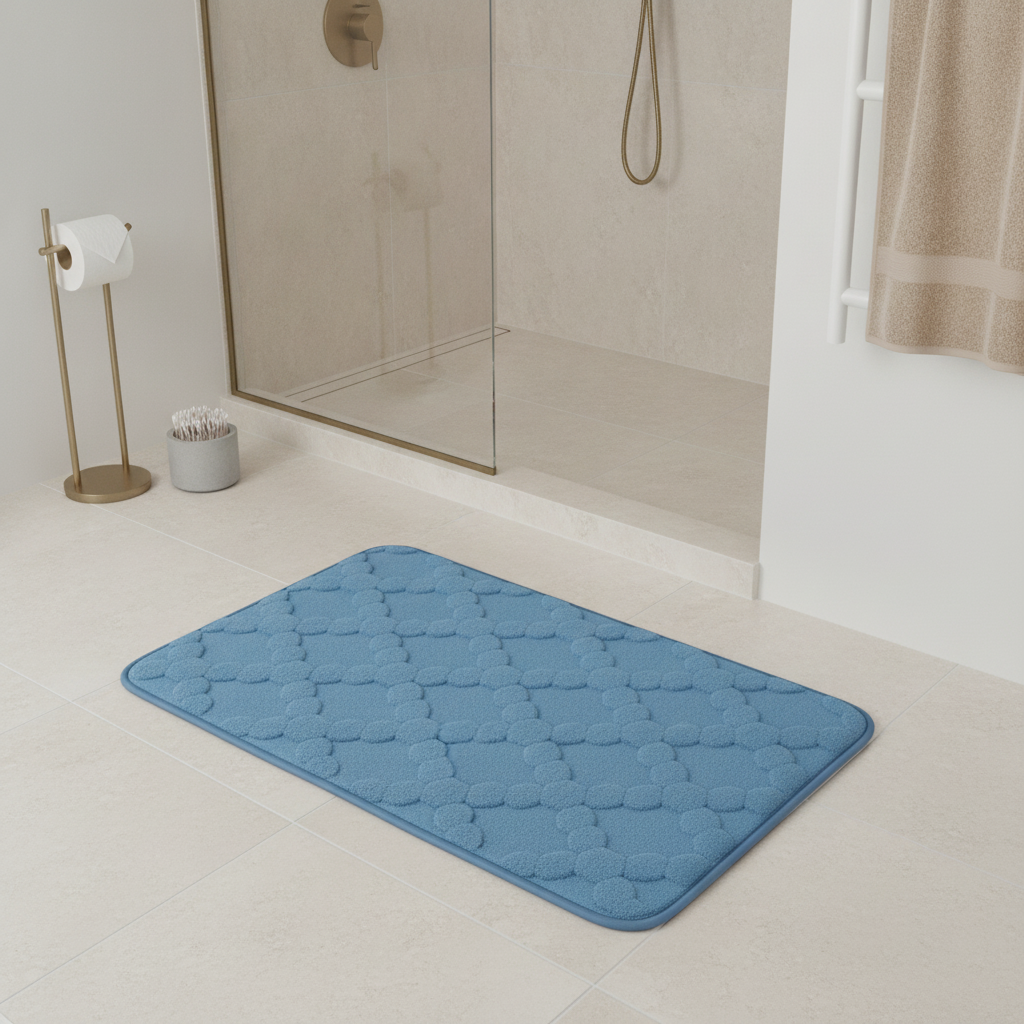 Absorbent Microfiber Bathroom Rug