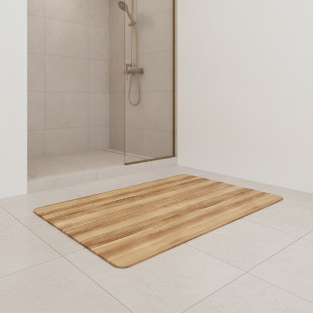Imitation Wood Bath Mat