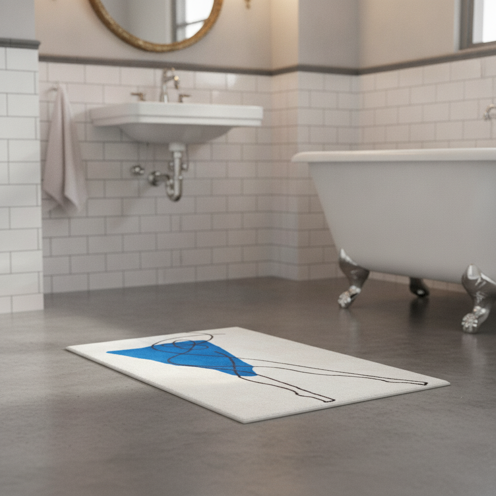 Abstract Art Bath Mat