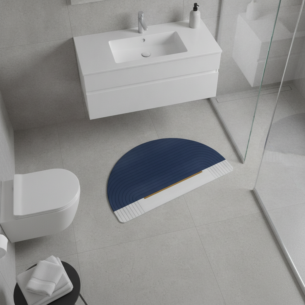 Half Round Bath Mat - color variations