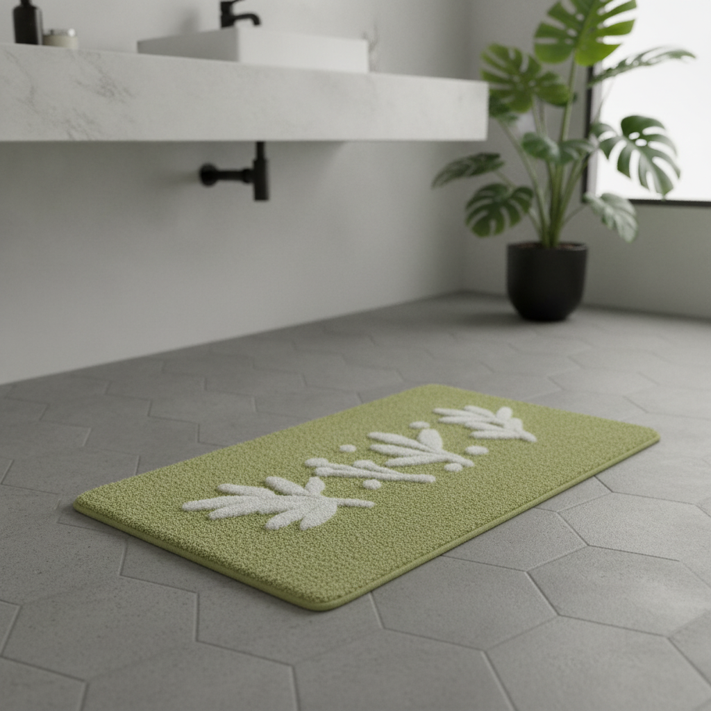 Green Olive Bath Mat - view 11