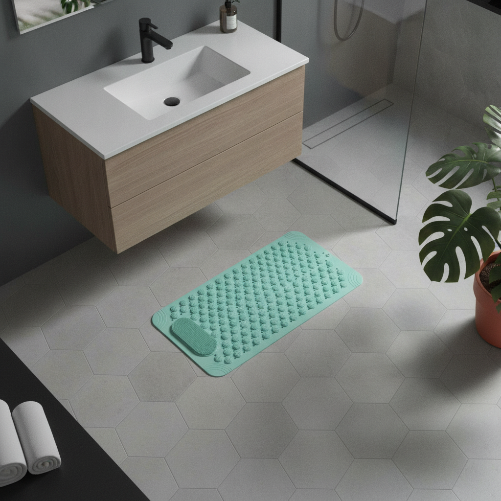 Non-Slip Rectangular Shower Mat
