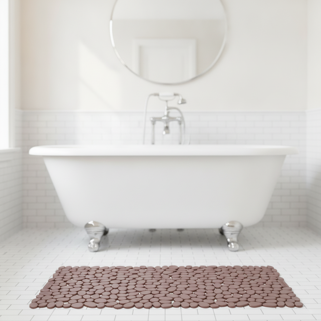 Non-Slip Plastic Pebbles Bath Mat - view 12