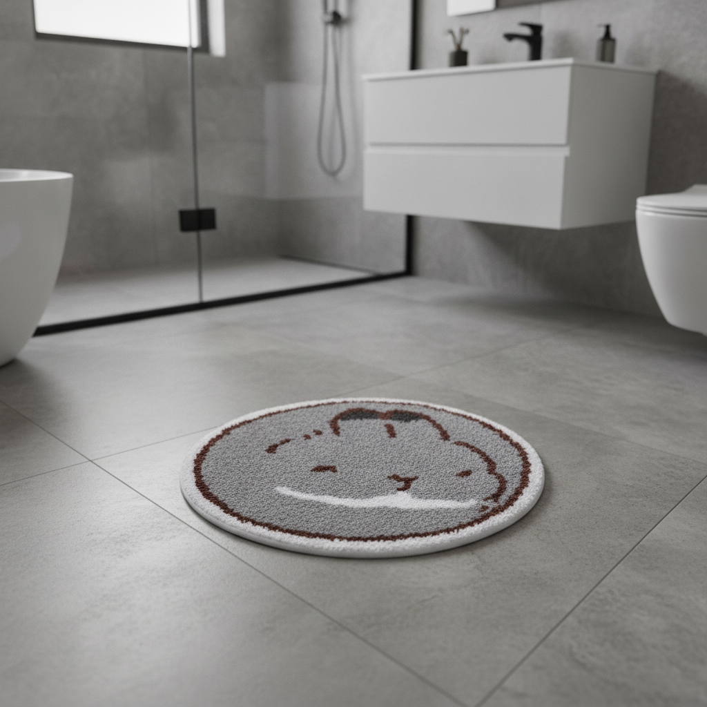 Round Bath Mat