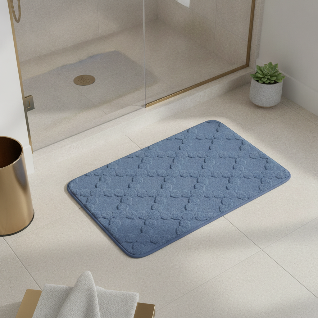 Absorbent Microfiber Bathroom Rug