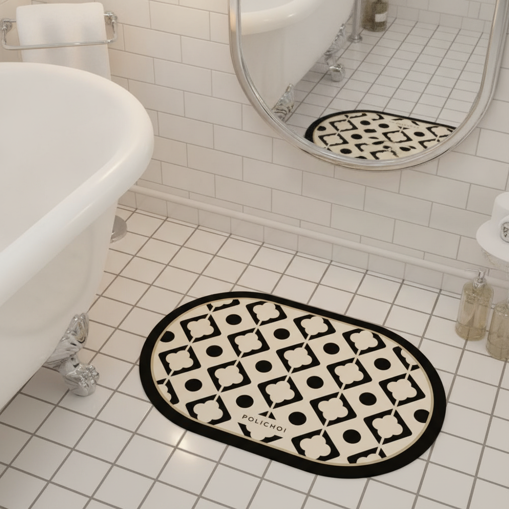 Shape Oval Bath Mat