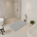Long Black Bathroom Rug