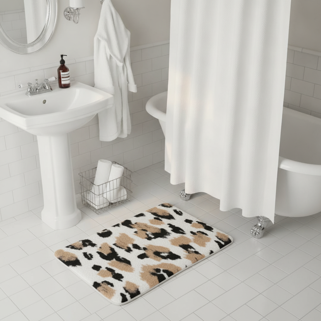 Leopard Bath Mat