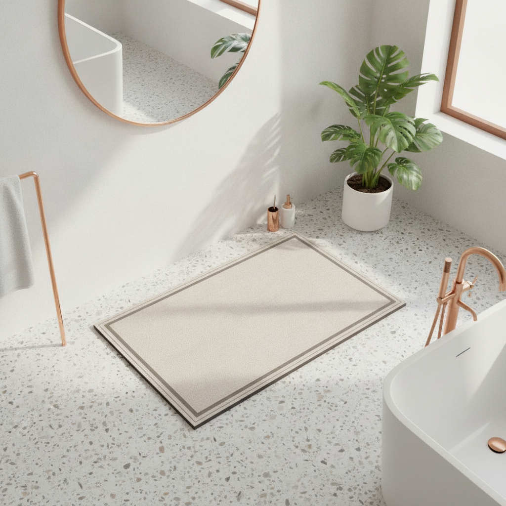 Diatomite Large Size Bath Mat