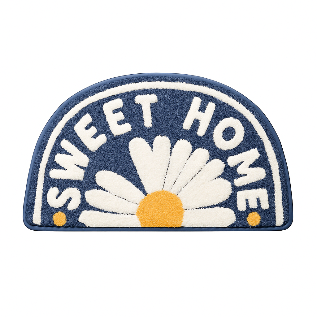 Thick Half Moon Bath Mat
