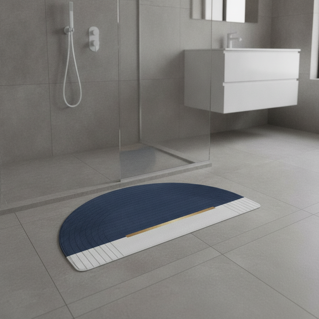 Half Round Bath Mat