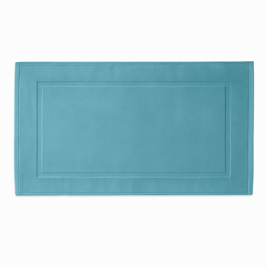 Cotton Blue Bath Mat