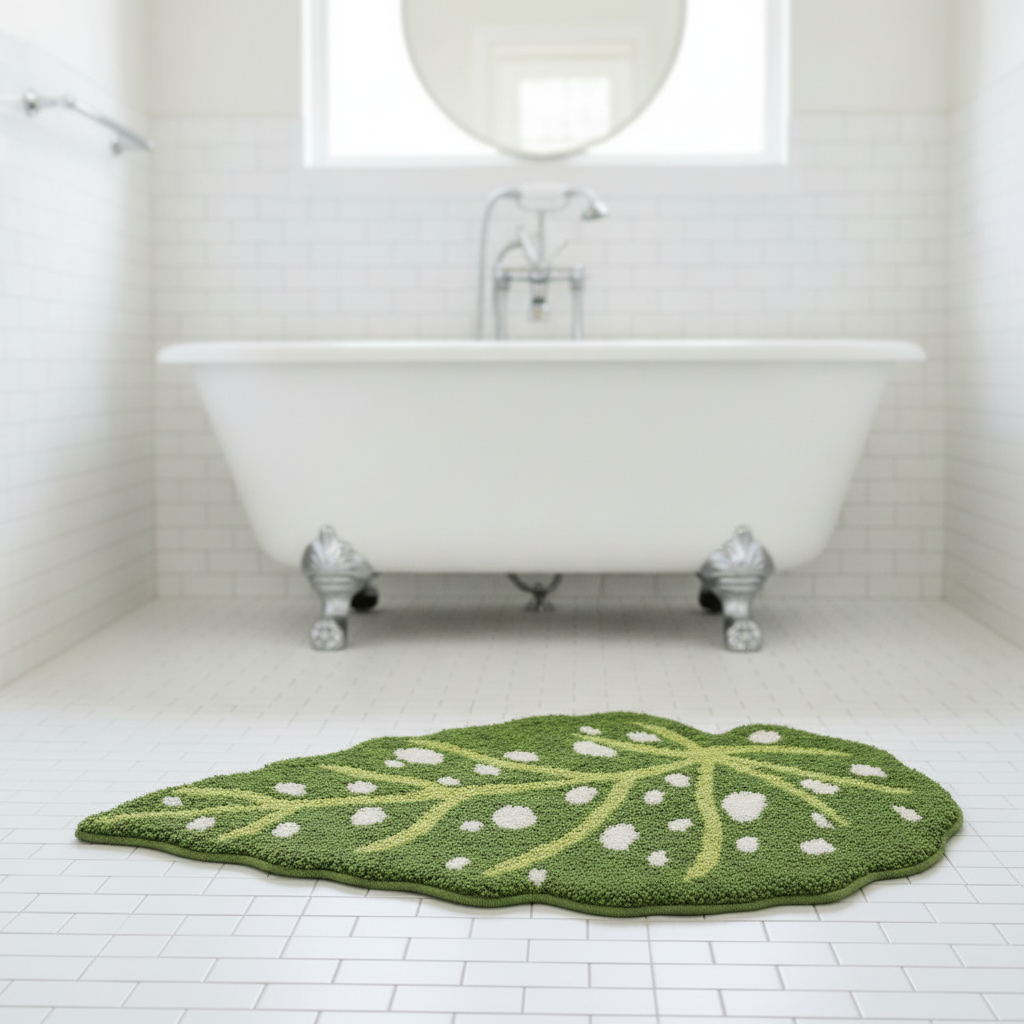 Shape Leaf Bath Mat