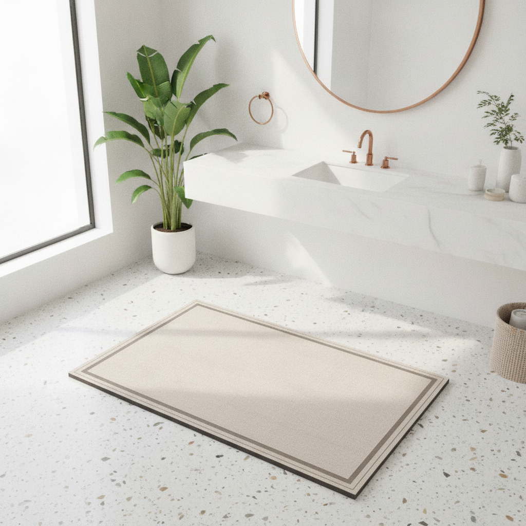Diatomite Large Size Bath Mat