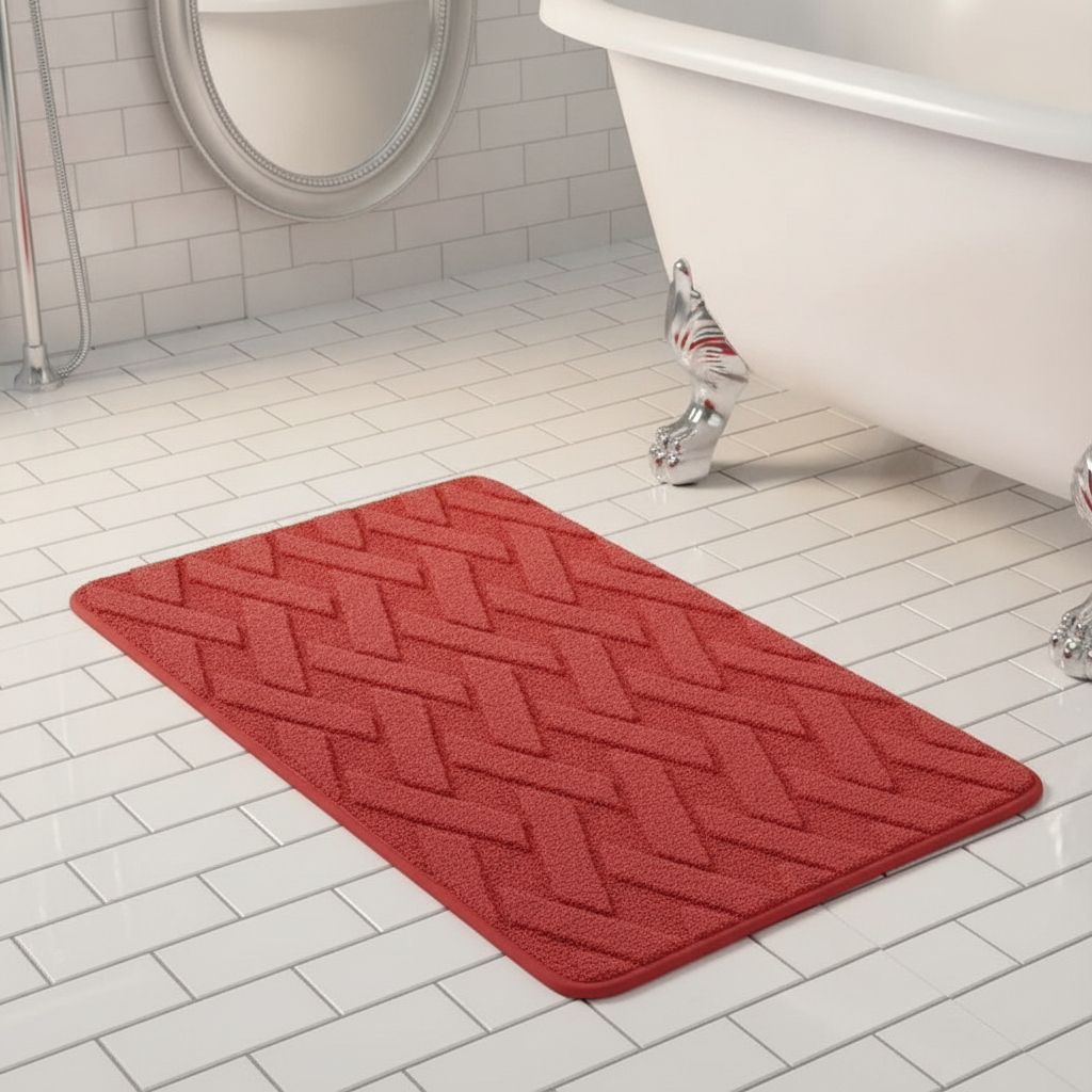 Pattern Geometric Bath Mat