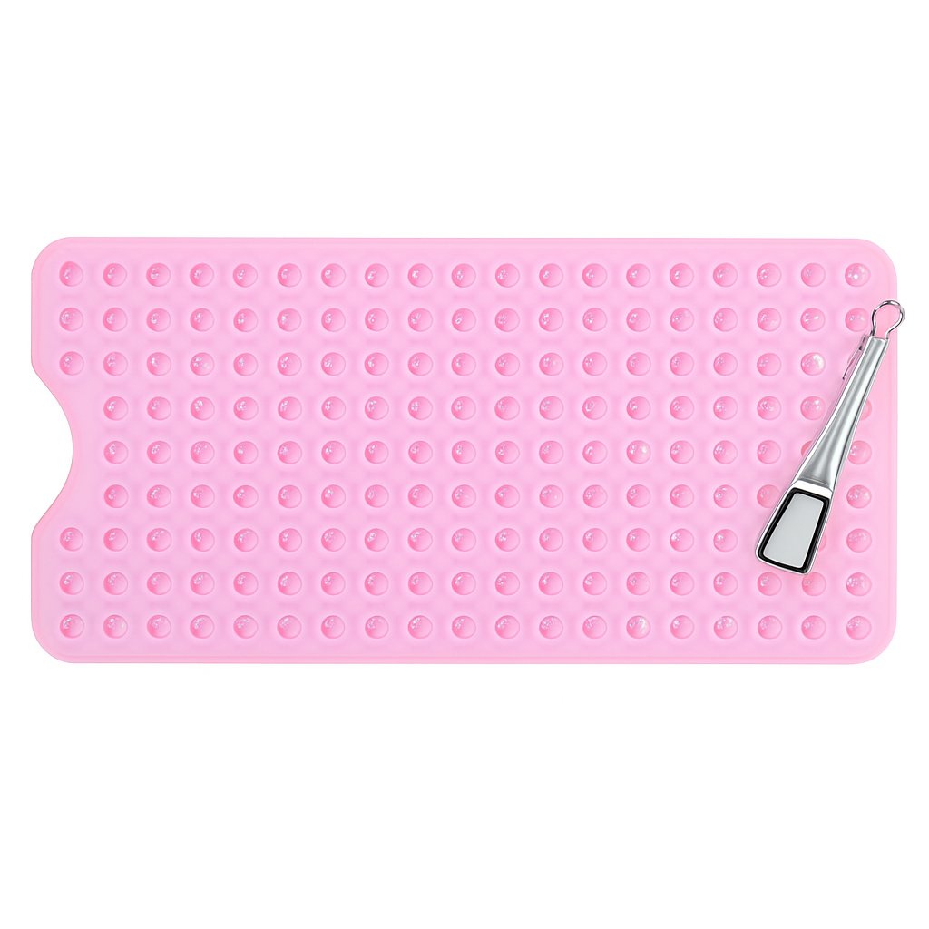 Bathtub Non-Slip Pink Bath Mat