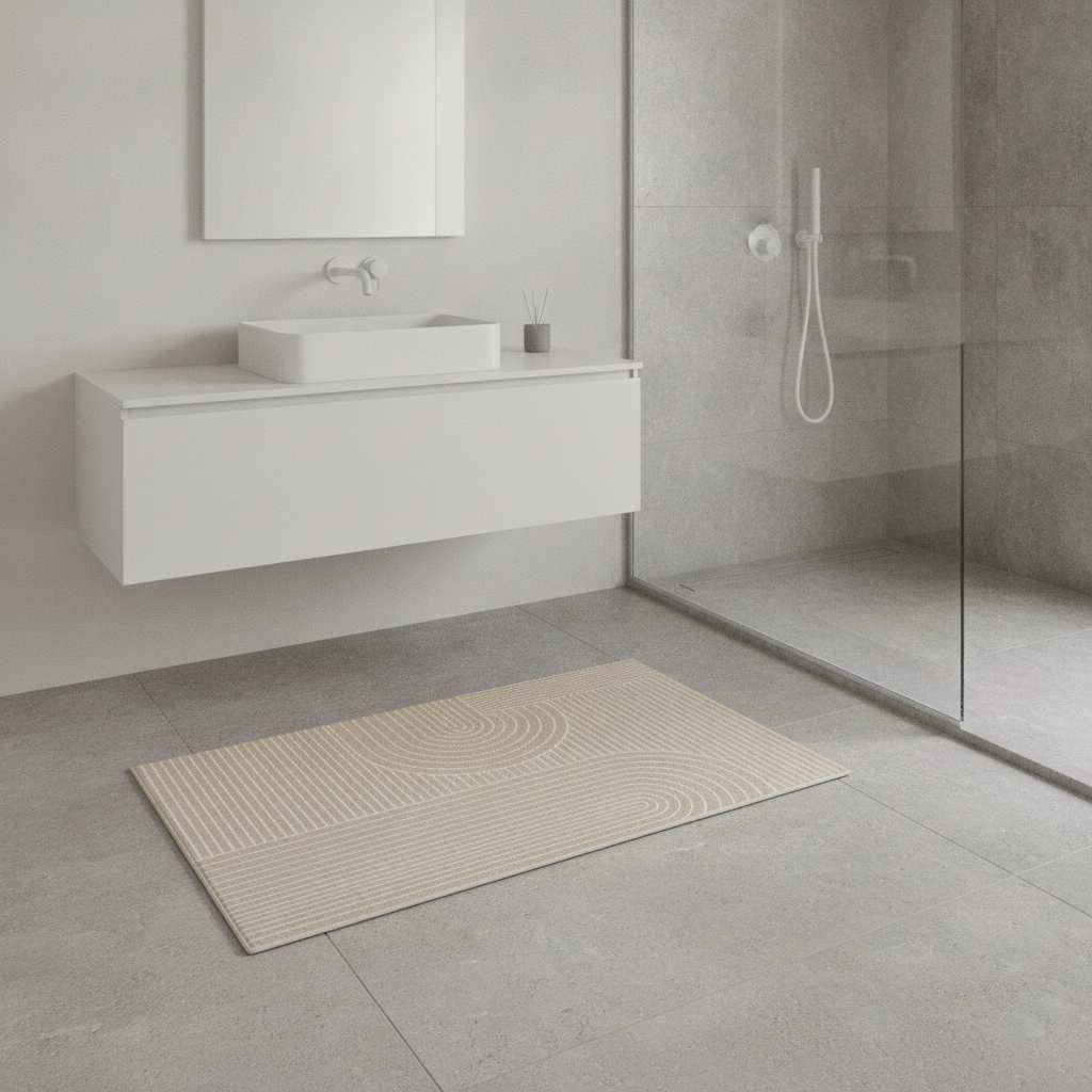Brown Bathroom Rug