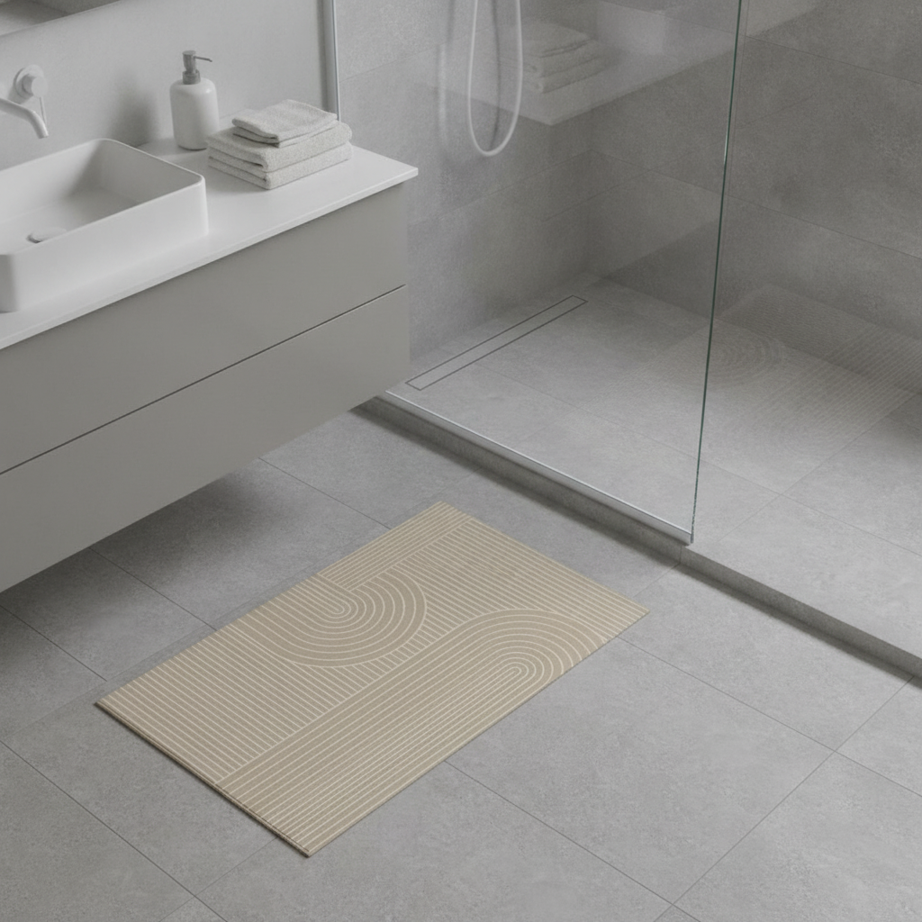 Brown Bathroom Rug