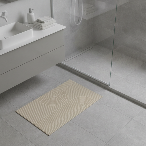 Brown Bathroom Rug