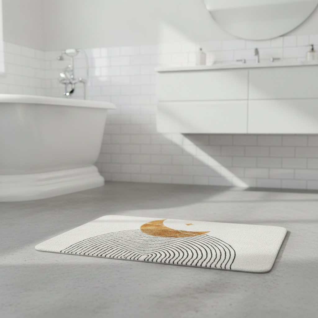 Rectangular Bathroom Rug