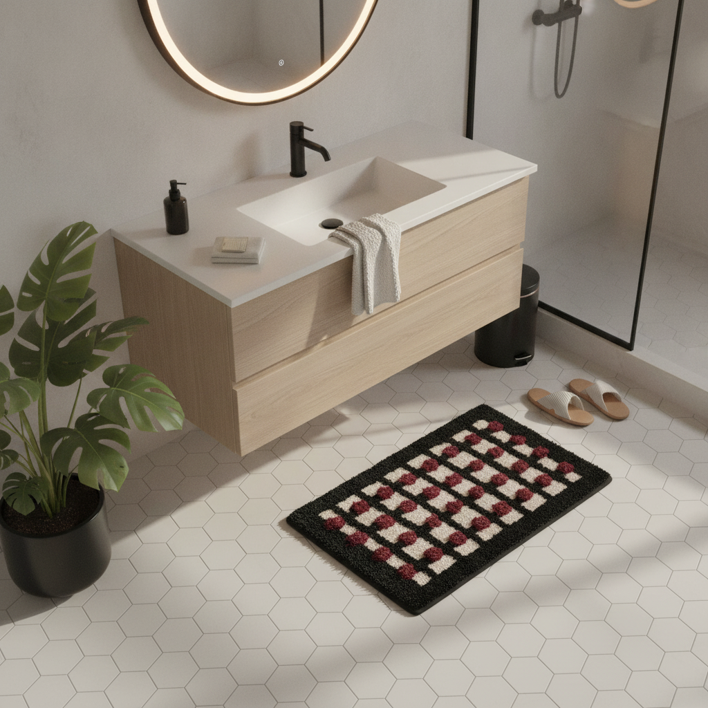 Geometric Bath Mat