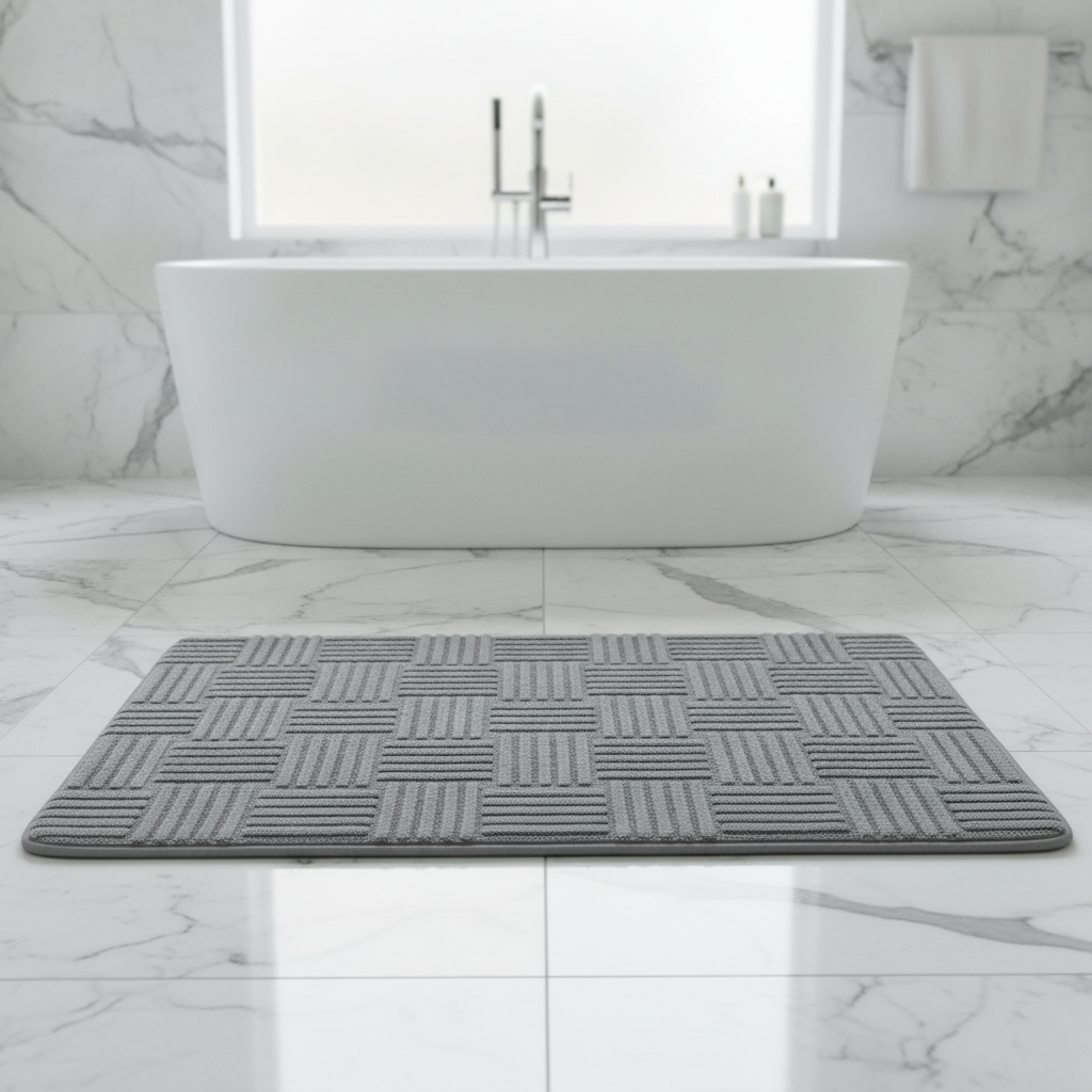 Design Thick Bathroom Rug