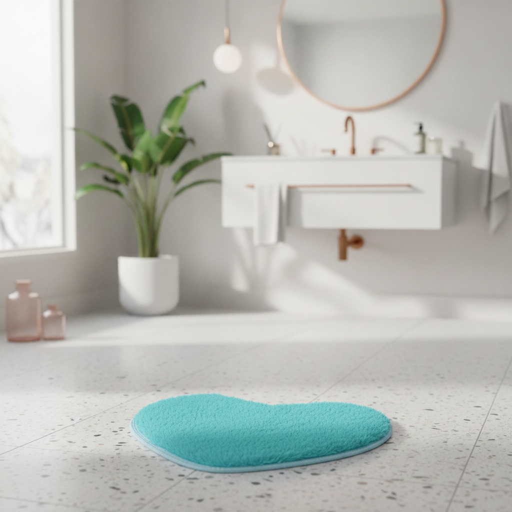 Microfiber Caterpillar Bath Mat