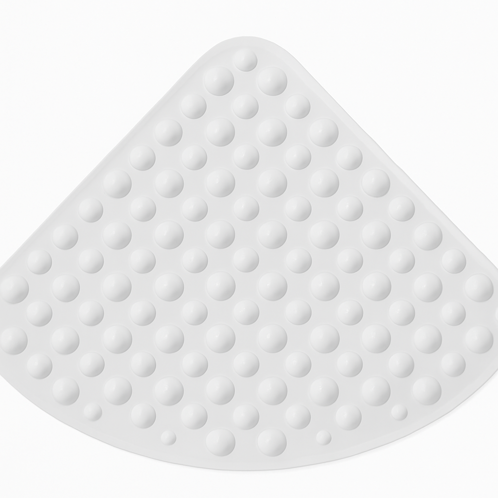 Quarter Round Shower Mat