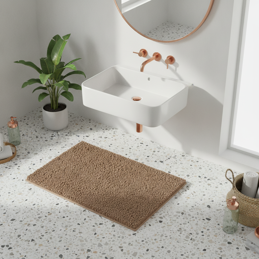 Caterpillar Bathroom Rug