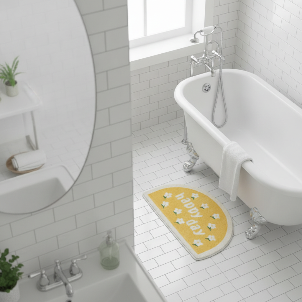 Happy Day Bathroom Rug
