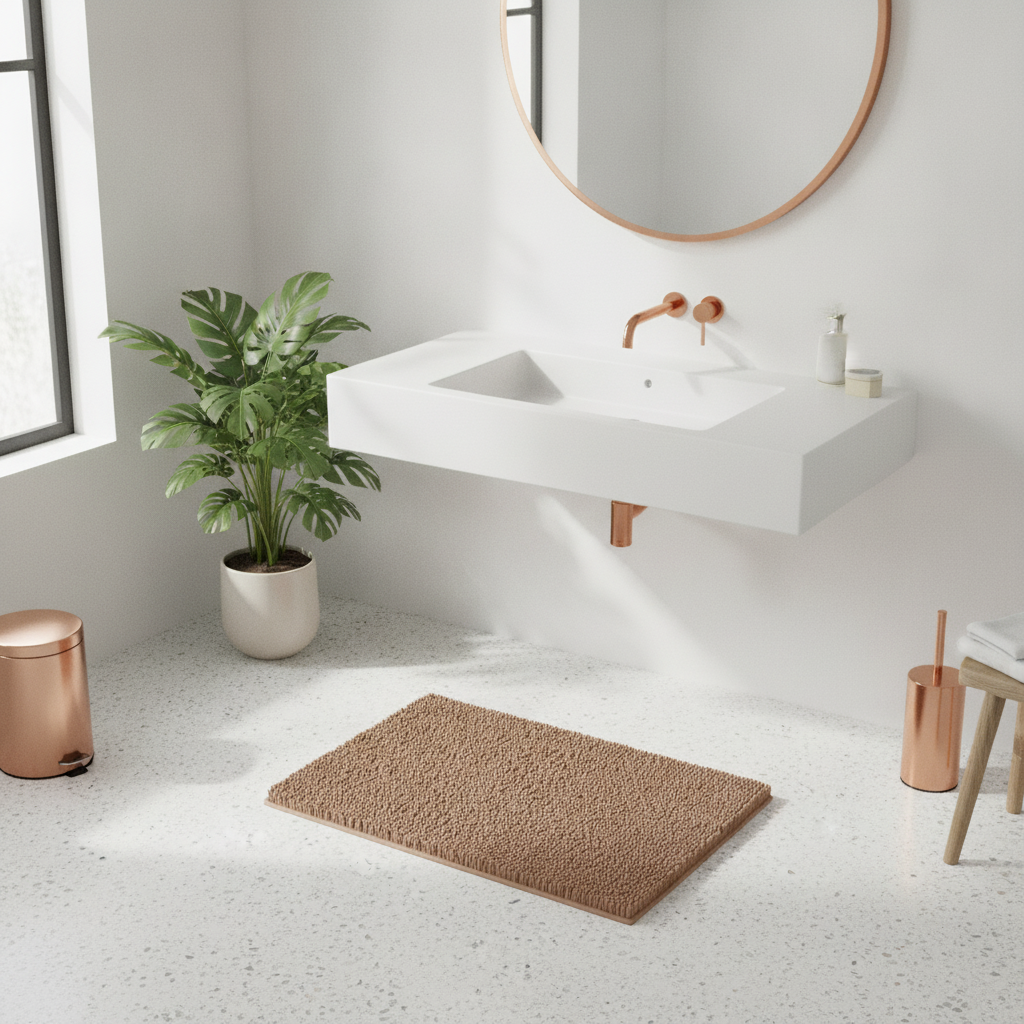 Caterpillar Bathroom Rug