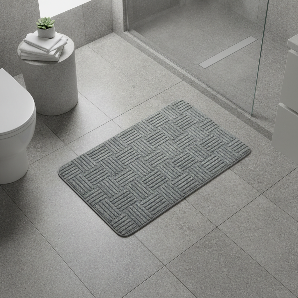 Design Thick Bathroom Rug