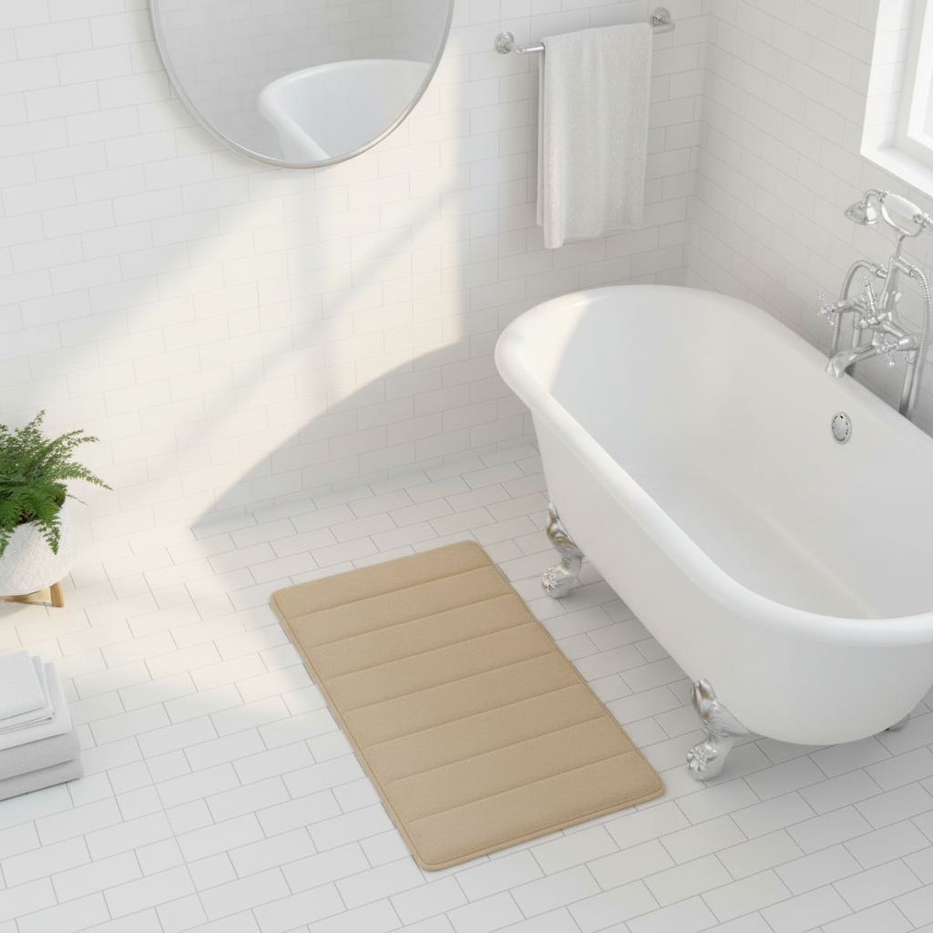 Ultra Absorbent Bathroom Rug - care instructions