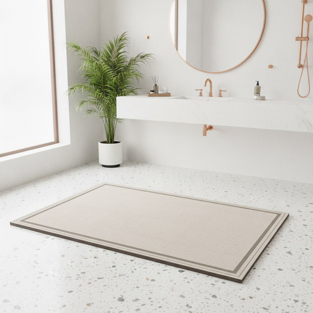 Diatomite Large Size Bath Mat