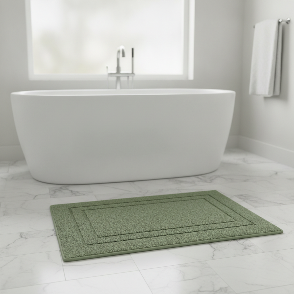 Absorbent Bathroom Rug