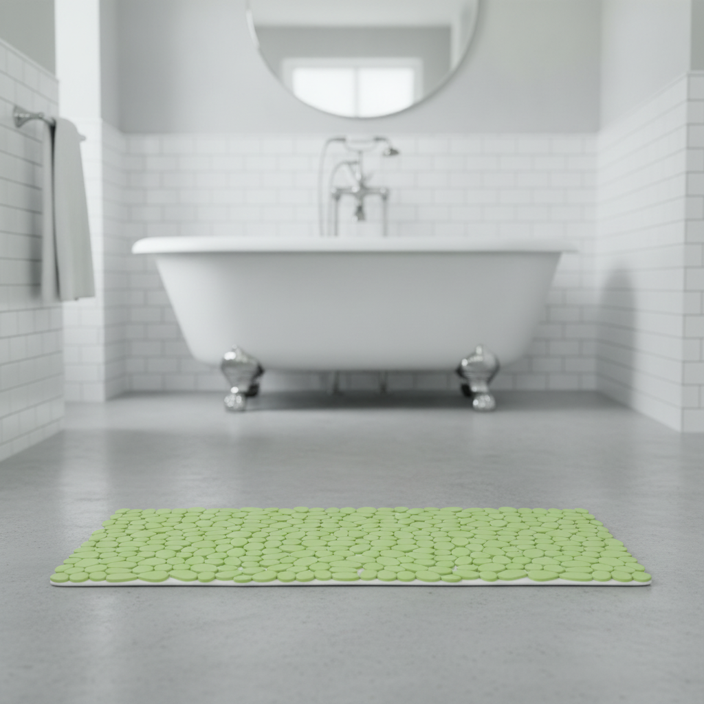 Non-Slip Plastic Pebbles Bath Mat