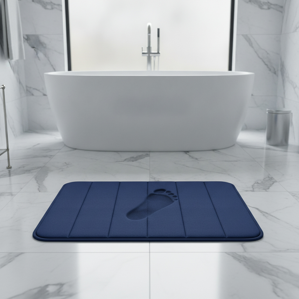 Thick Blue Bath Mat - color variations