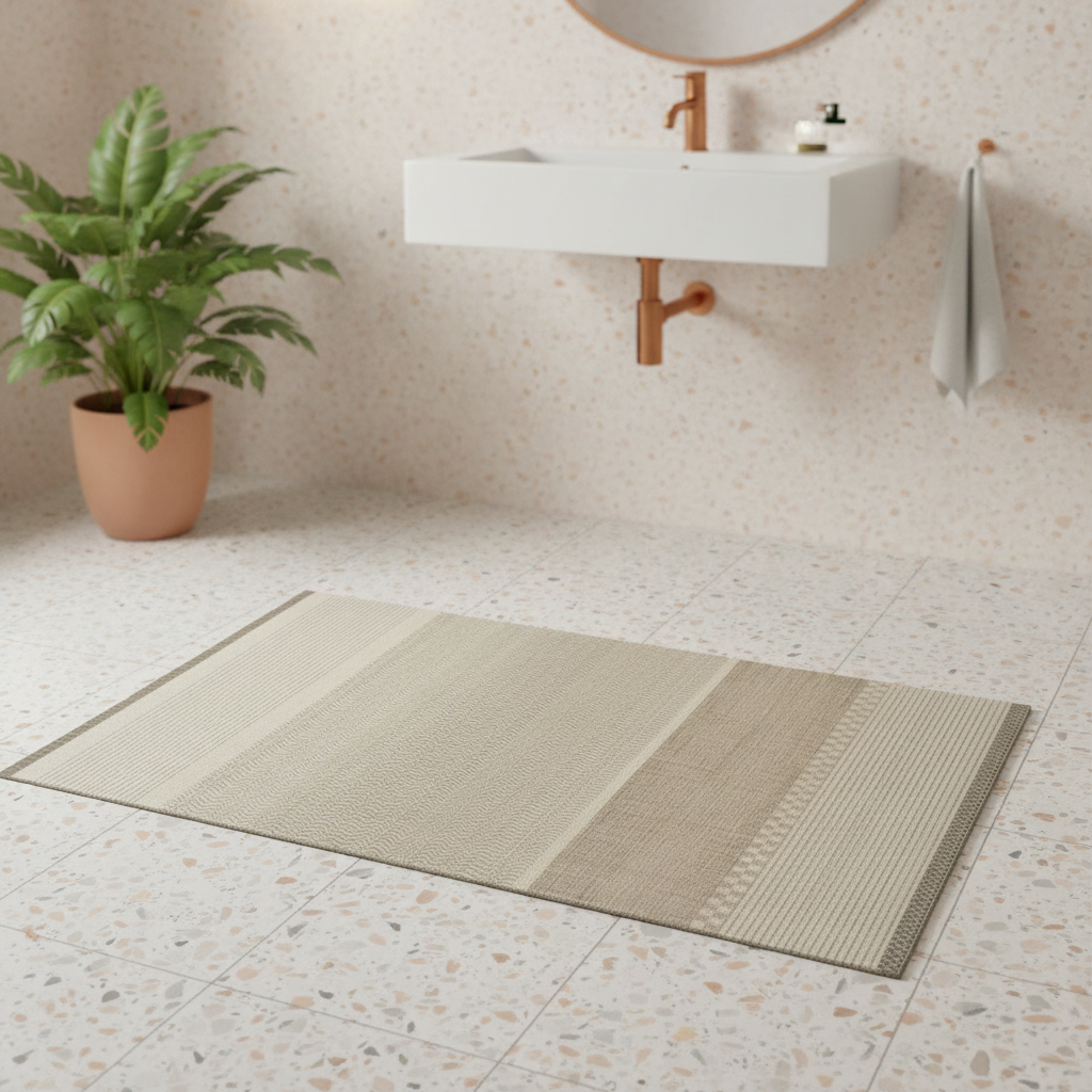 Design Gray Bath Mat